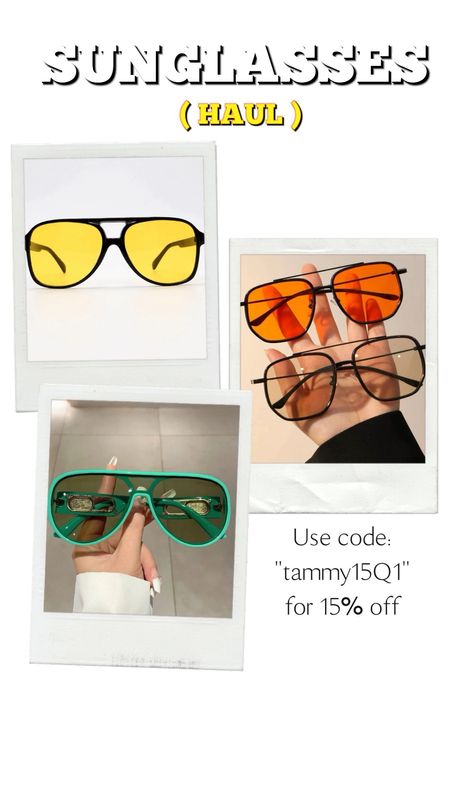 Shein sunglasses 

#LTKU #LTKsalealert #LTKfindsunder50