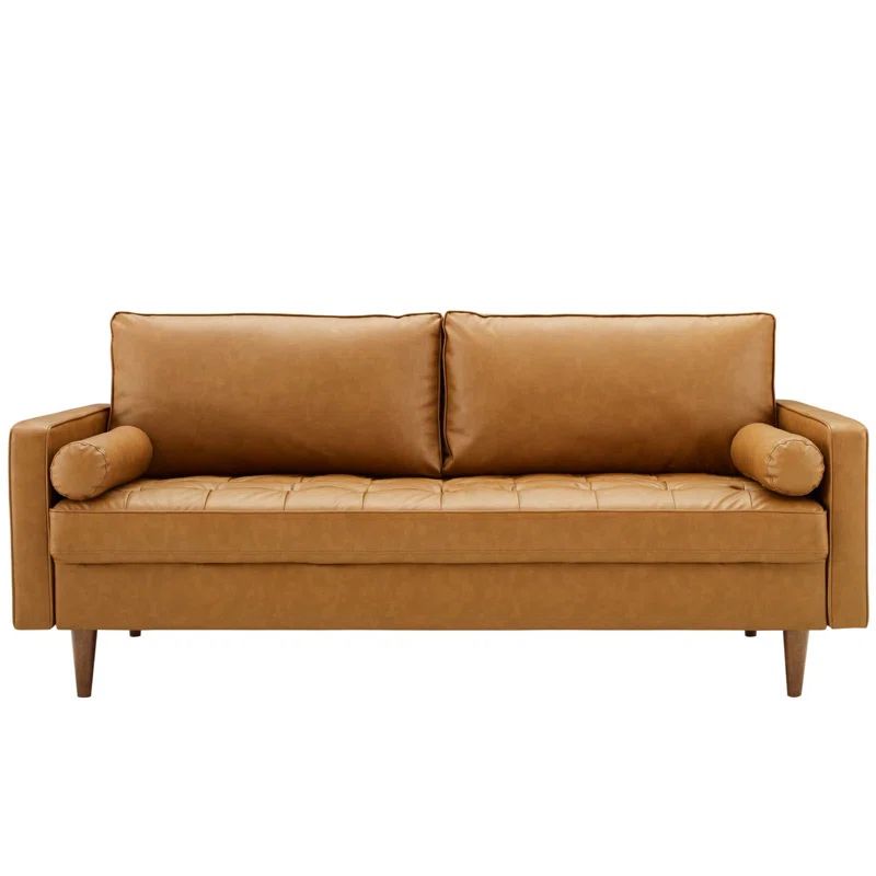 Valour Upholstered Faux Leather Sofa by Modway | Wayfair North America