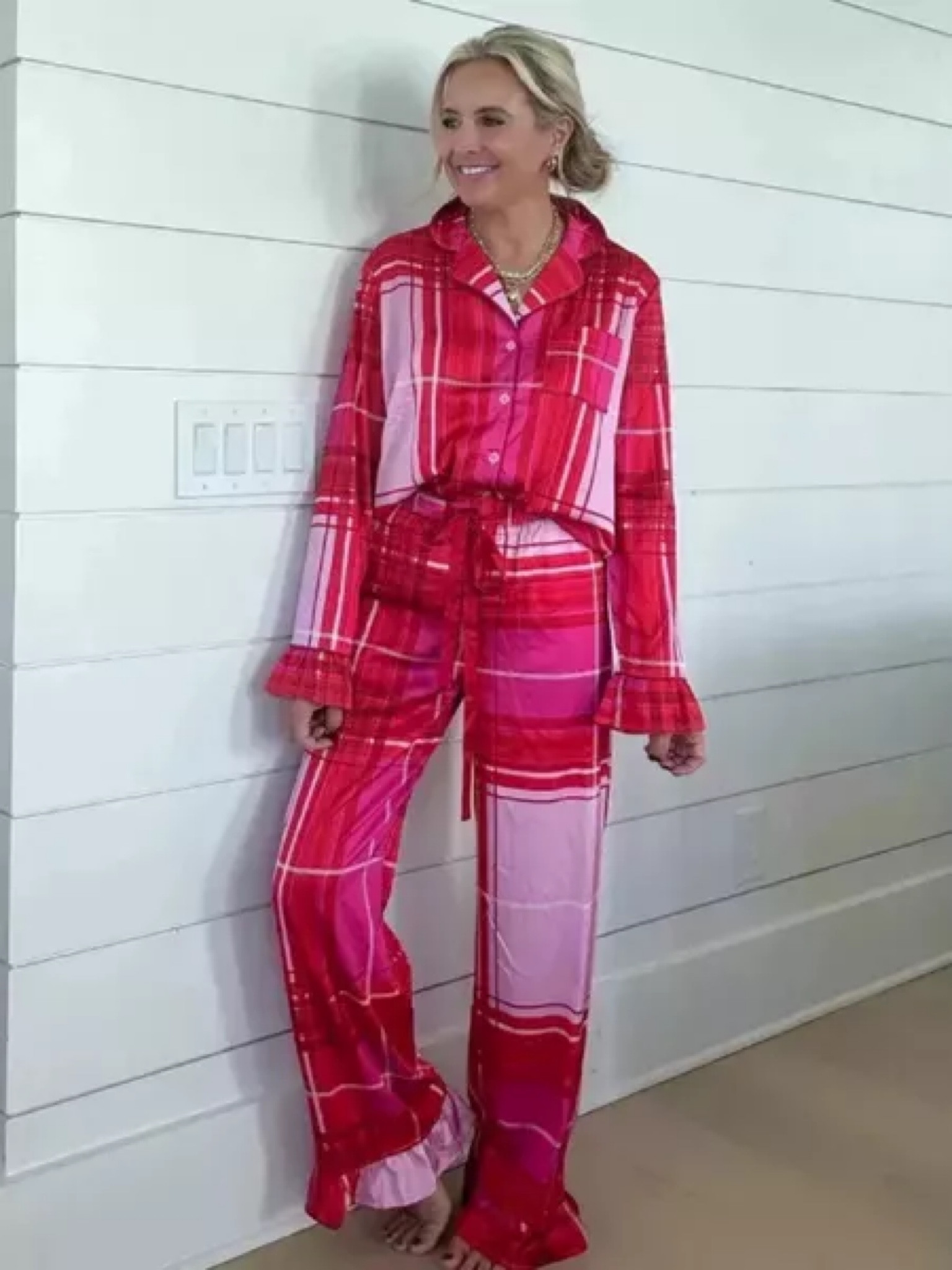 Loving this plaid pj set for Christmas. Wearing size small. Code FANCY15 for 15% off

#LTKFindsUnder100 #LTKStyleTip #LTKSeasonal