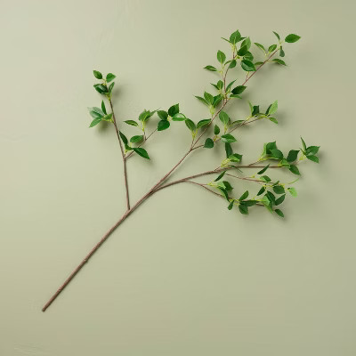 Banyan Leaf Artificial Stem Green - Hearth & Hand™ with Magnolia | Target