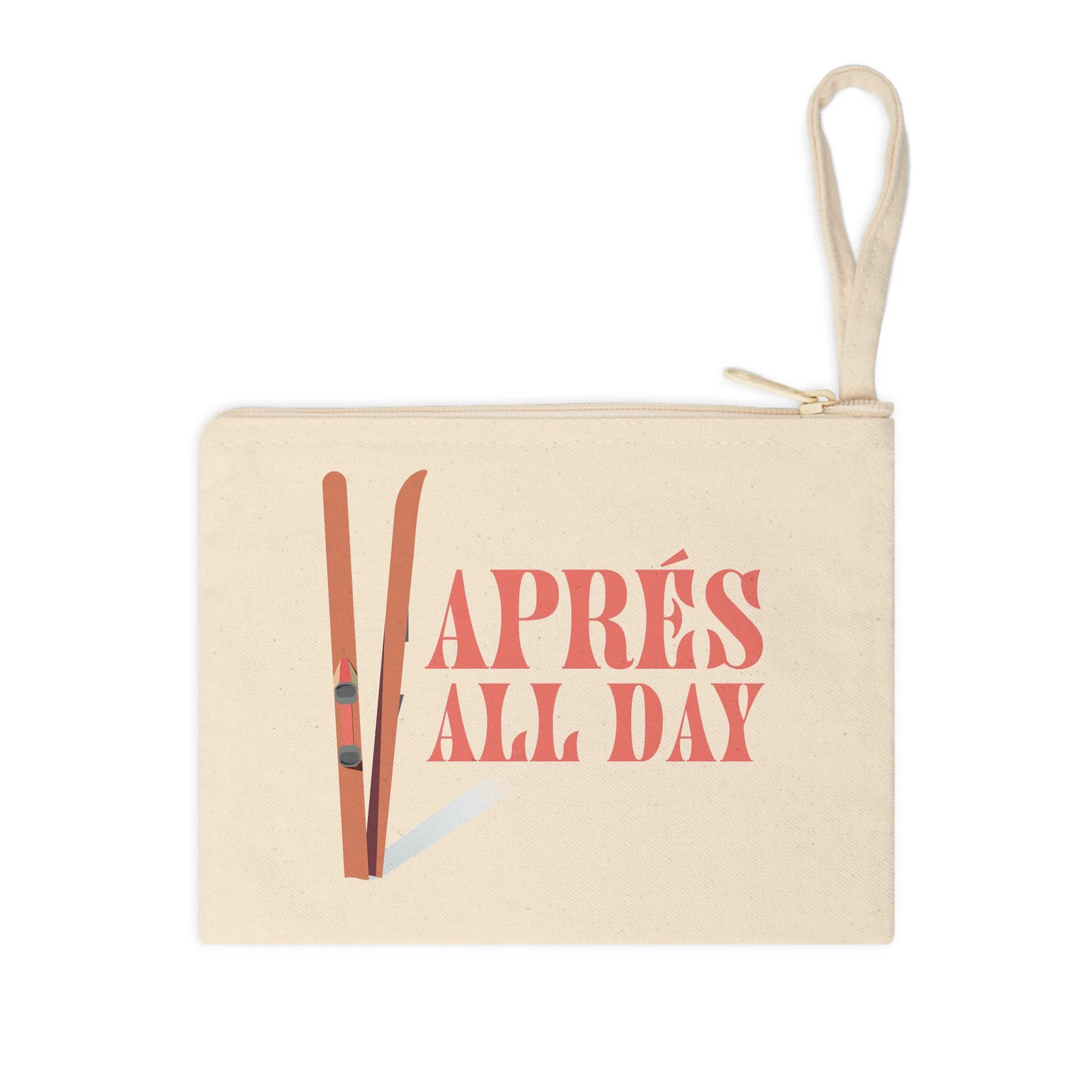 Apres Ski Bachelorette Gift Apres Ski Cotton Zipper Pouch - Etsy | Etsy (US)