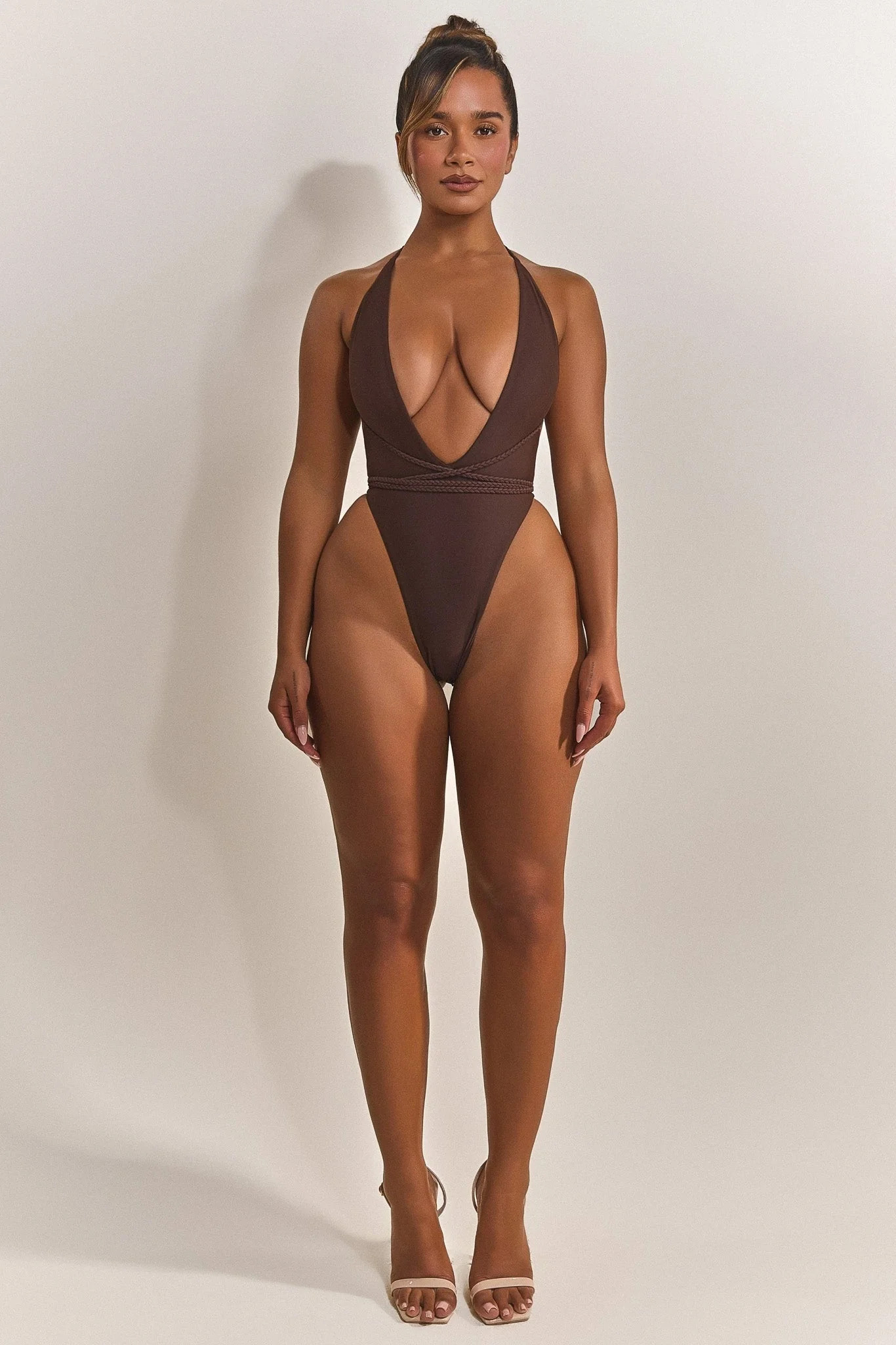 The Fishtail Swim in Brown | Mars The Label