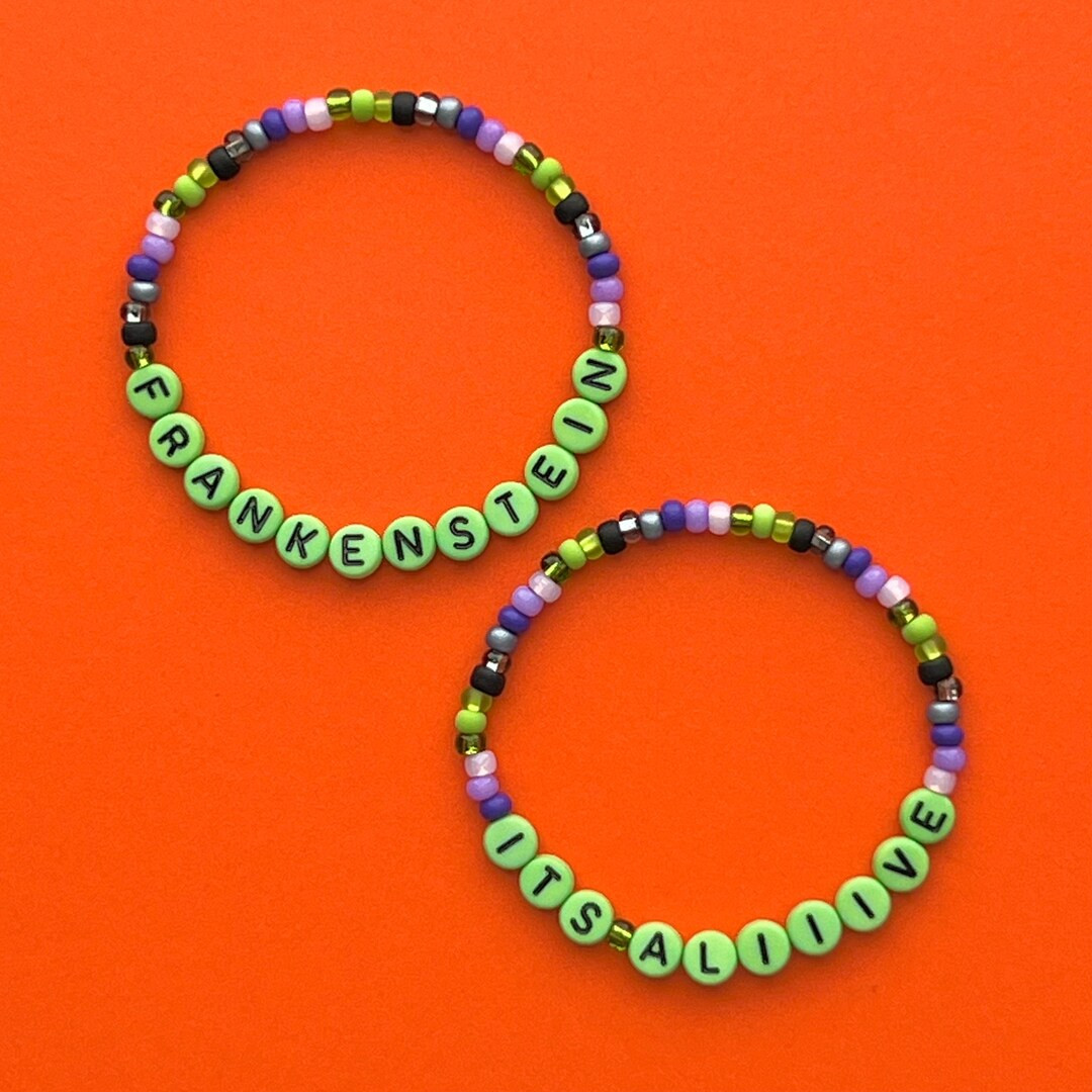 Frankenstein & It’s Aliiive Beaded Bracelets - Etsy | Etsy (US)
