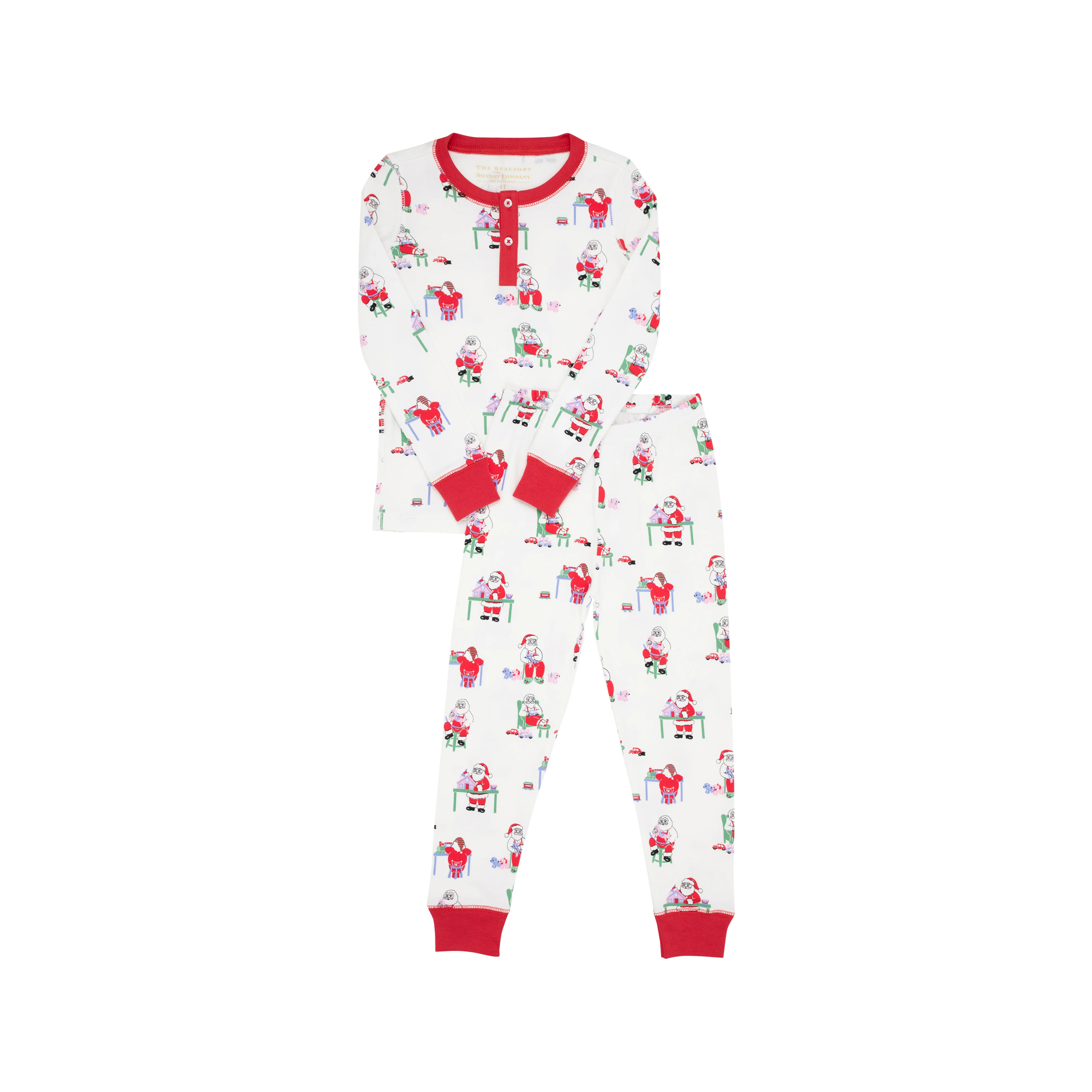 Sutton's Sweet Dream Set (Unisex) - Santa's Studio with Richmond Red | The Beaufort Bonnet Company