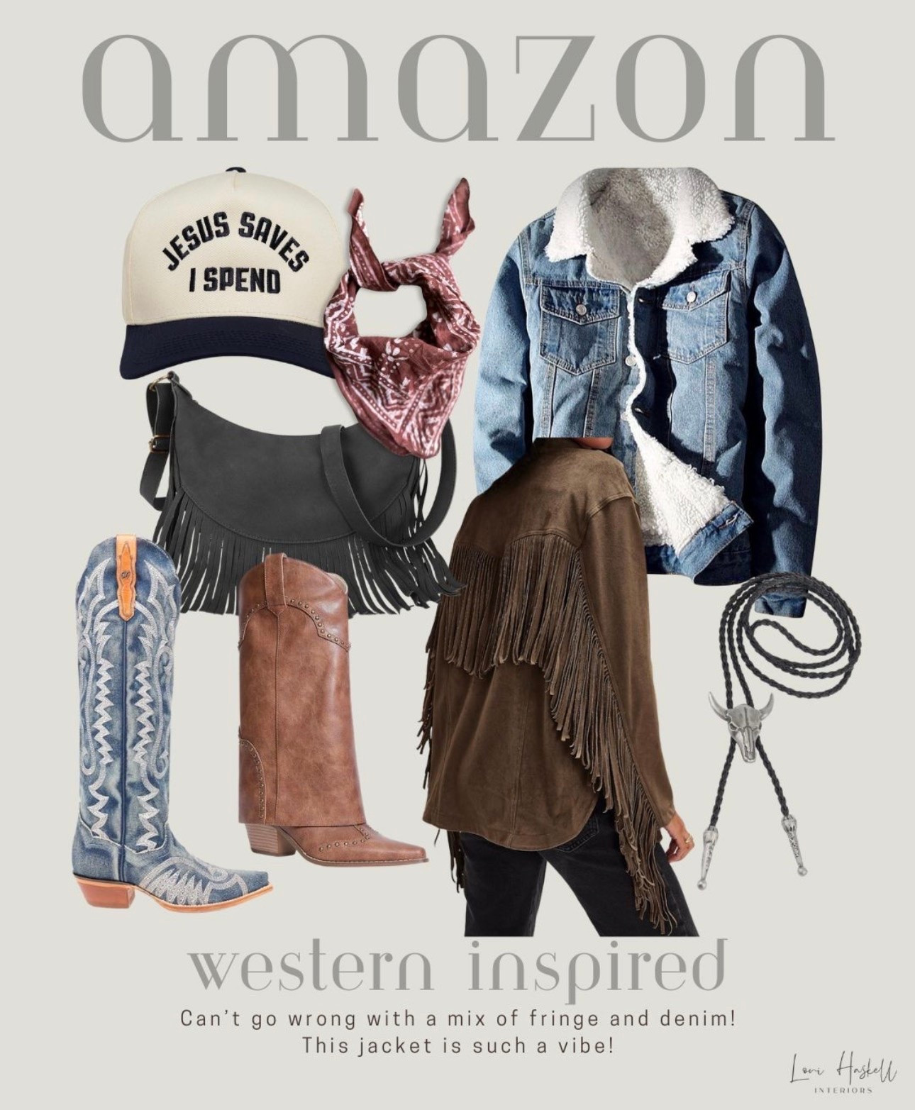 Western style fashion finds on Amazon! The fringe accents are such a vibe!

#LTKootd #LTKOver40 #LTKMidsize