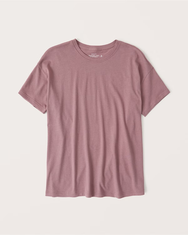 Oversized Boyfriend Tee | Abercrombie & Fitch (US)