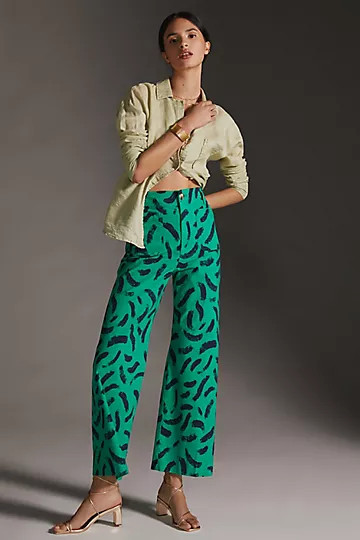 Maeve The Colette Cropped Wide-Leg Pants | Anthropologie (US)