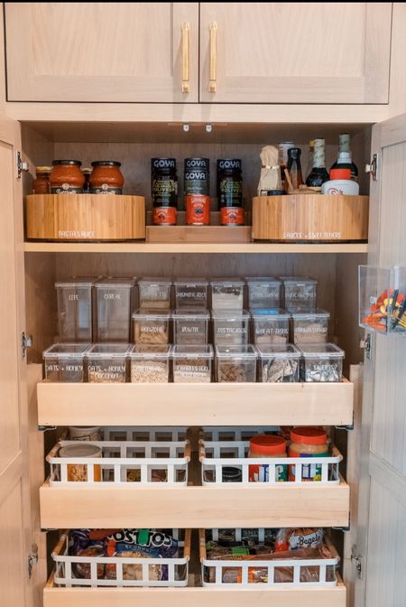 Pantry organization from our latest home tour reveal— The Allendale Abode! Organized by Graceful Space! 

#LTKfamily #LTKunder100 #LTKhome