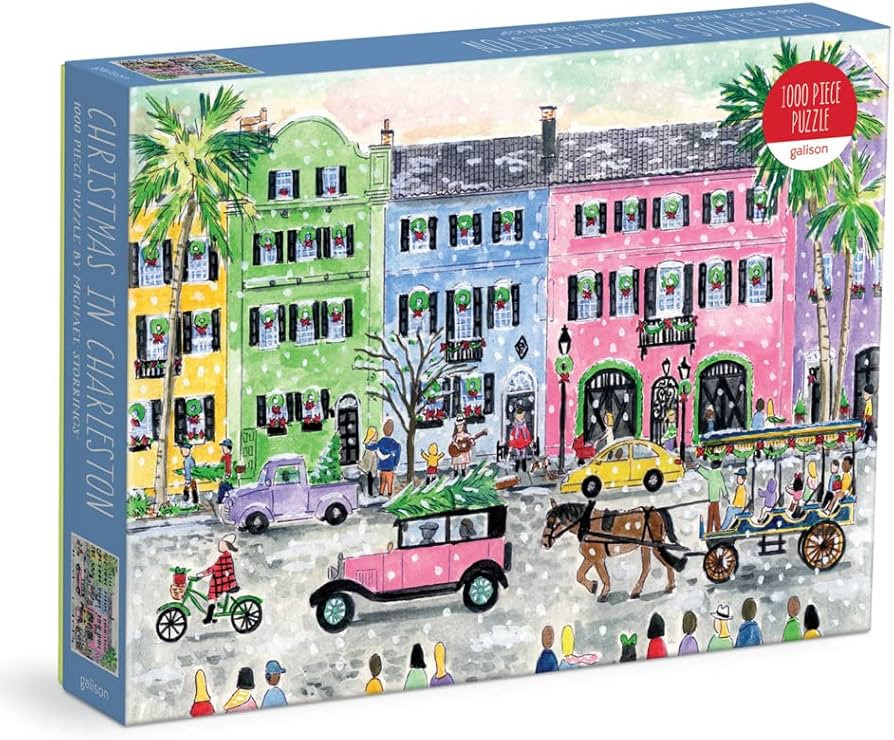 Michael Storrings Christmas in Charleston 1000 Piece Puzzle from Galison - Perfect Holiday Puzzle... | Amazon (US)