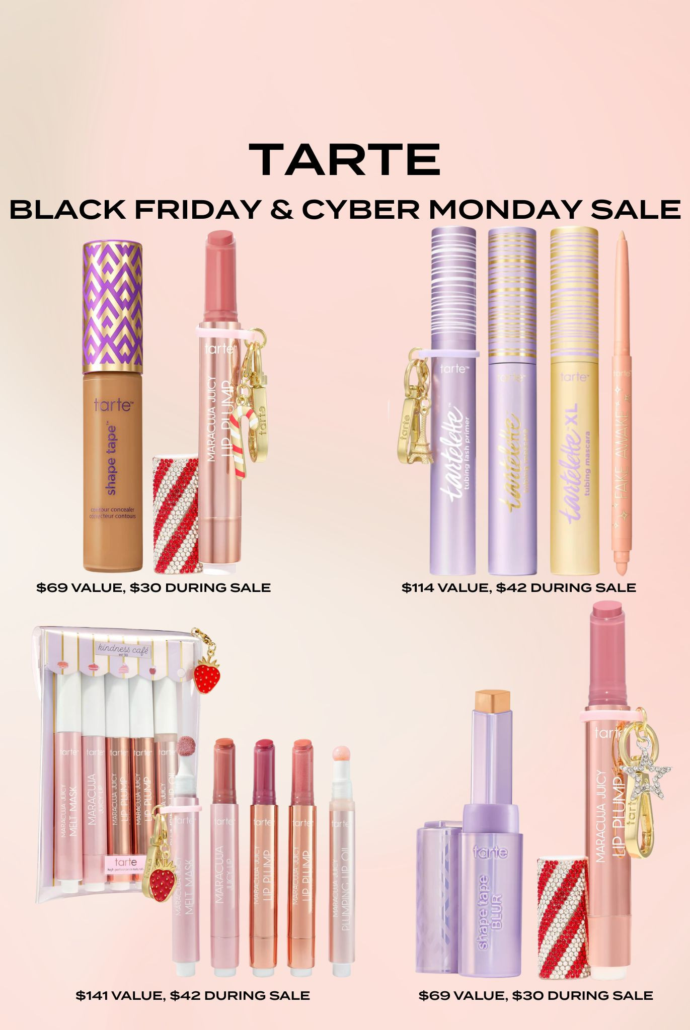 Obsessed with Tarte? 😍 Don’t miss their Black Friday + Cyber Monday deals—perfect time to stock up on your favorites! ✨ 

 #LTKCyberWeek #LTKSaleAlert #LTKBeauty