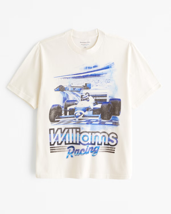 Williams Racing Vintage-Inspired Graphic Tee | Abercrombie & Fitch (US)