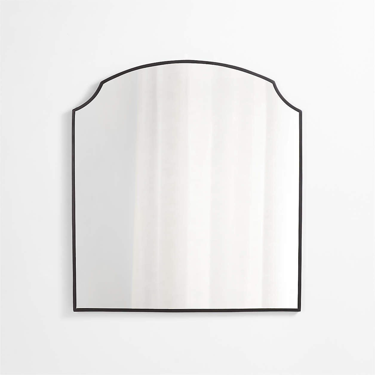 Emmy Brass Wall Mirror 36"x40" + Reviews | Crate & Barrel | Crate & Barrel
