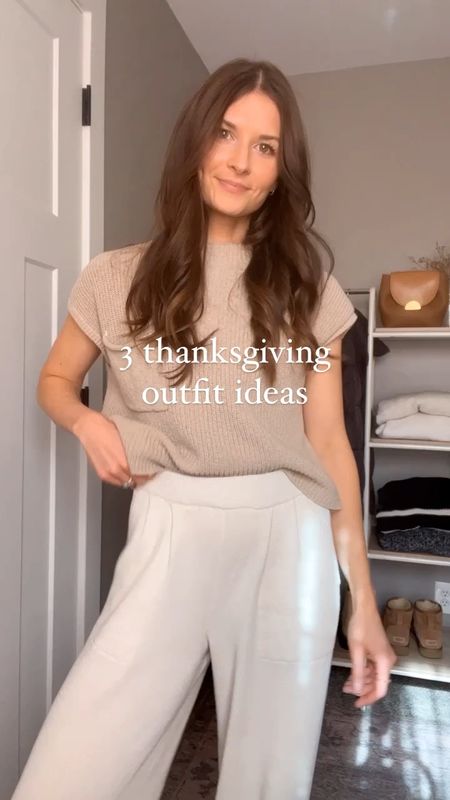 Thanksgiving outfit ideas 
Small in the first set
Wearing xs in the maxi dress
Small in sweater, sized down in jeans
Small in cardigan, small in turtleneck bodysuit, align leggings 

#LTKSeasonal #LTKHoliday