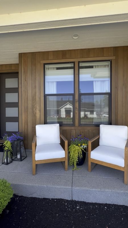 I’m loving how our front patio turned out! I’m linking the acacia wood chairs, planters, lanterns  and welcome mat!

#LTKhome #LTKfamily #LTKstyletip