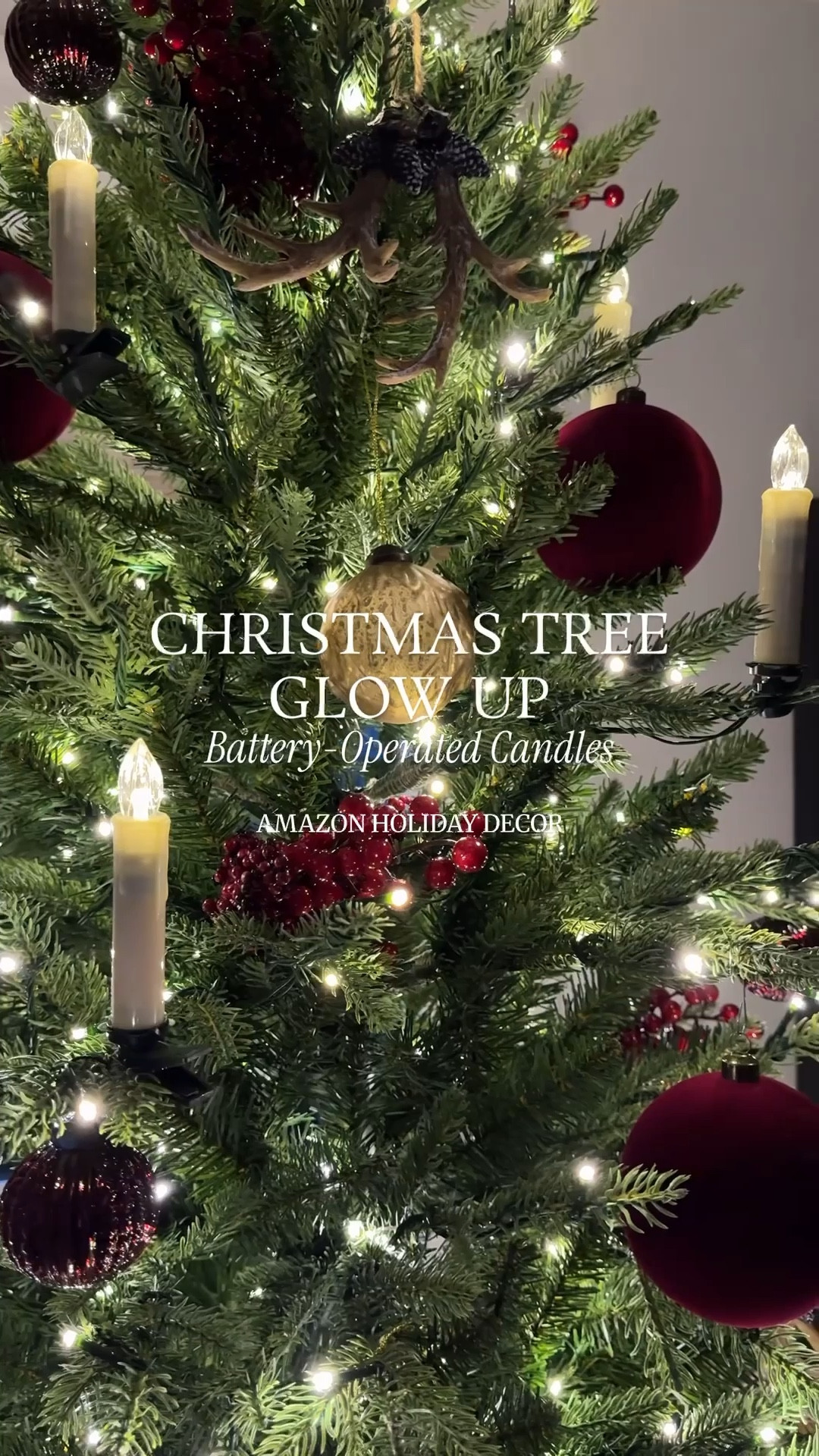 Christmas Tree Glow-Up✨
These top-rated battery-operated candles clip easily to your Christmas Tree and pivot so they stand straight. Use the remote control to adjust the brightness, and flicker. **Make sure when ordering that the photo matches these candles because there are different variations with different quantities.

#LTKSeasonal #LTKHome #LTKHoliday