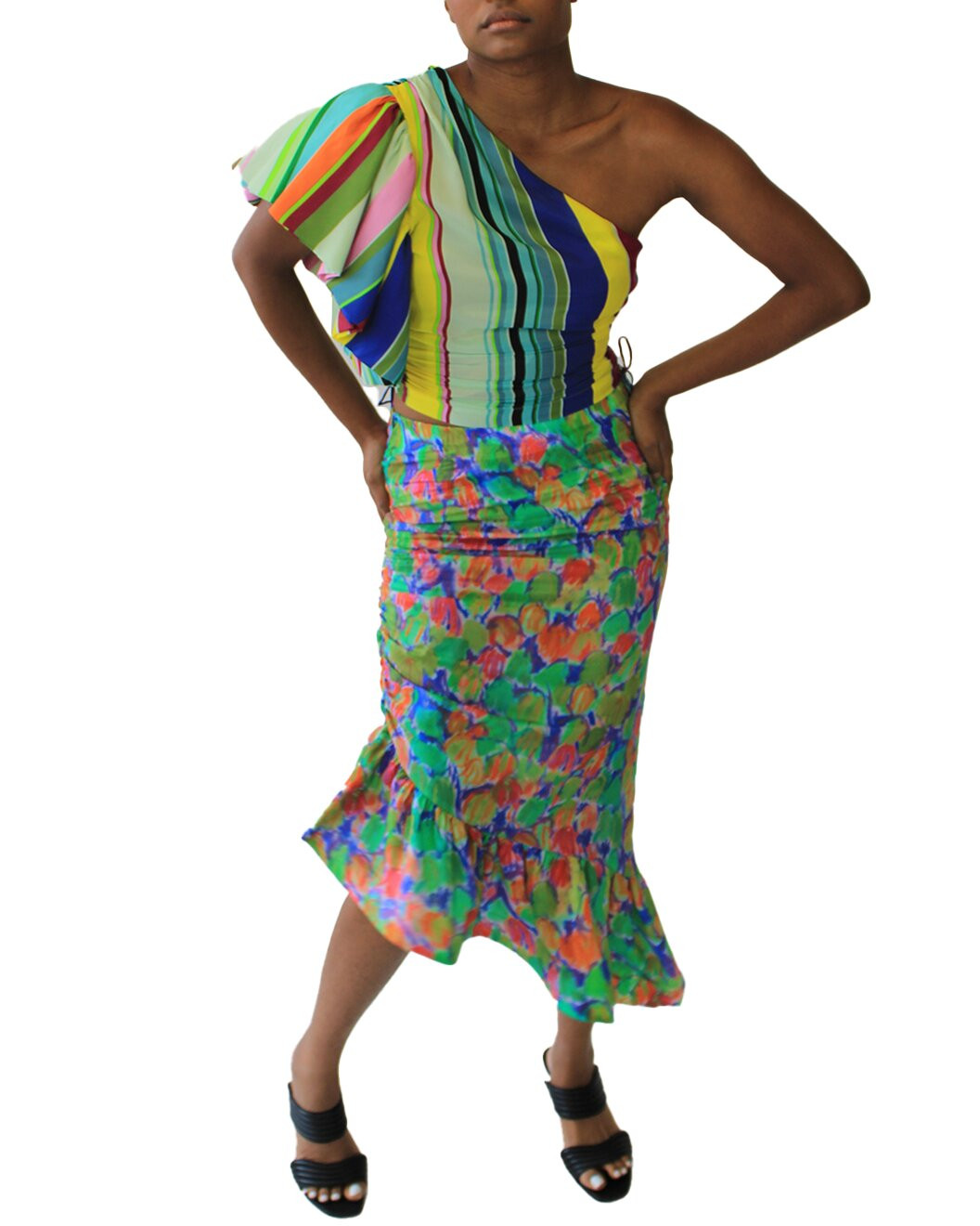 High-Low Skirt | Gilt & Gilt City