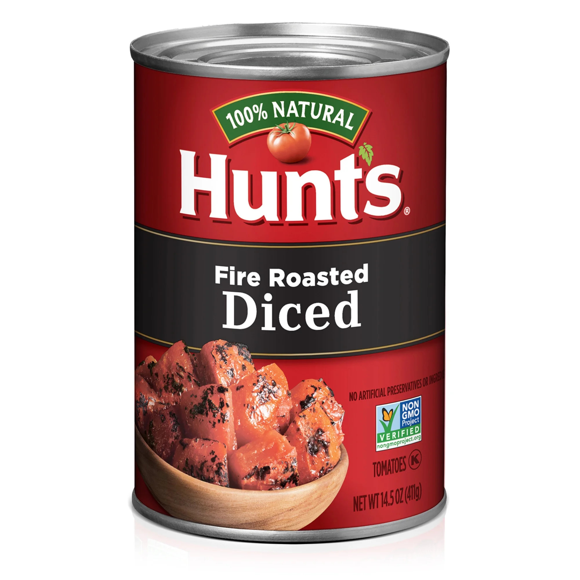 Hunt's Fire Roasted Diced Tomatoes, 14.5 oz Can - Walmart.com | Walmart (US)