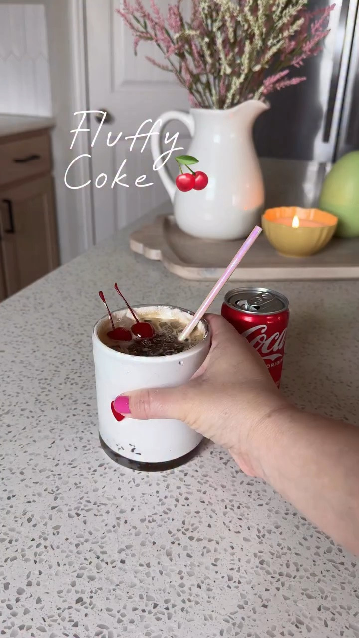 Sweet treat. Fluffy Coke may be my new craving 🙈🍒🍒 the cherries and the fluff. Who can go wrong? 

#sweettreat #drinkinspo #momlife #springishere #cozyhomevibes drinks fluffy #Coke Coca-Cola #iconjuiceglasses #glasses #summertreat #easter #eastertreat

#LTKdayinmylife #LTKfoodie #LTKmomlife