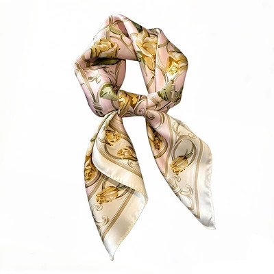 Anna-Kaci Womens Geometric Square Scarf Modern Checkerboard Print Fashion Neck Wrap 27.5×27.5Inc... | Target