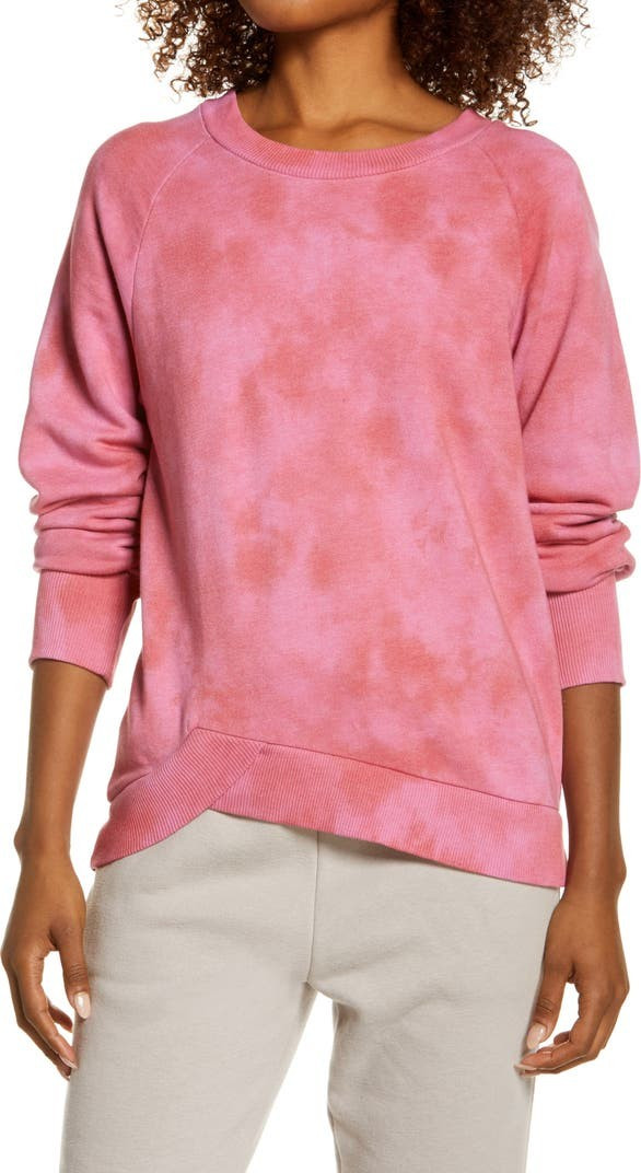 Women's Coastal Wave Angled Hem Sweatshirt | Nordstrom
