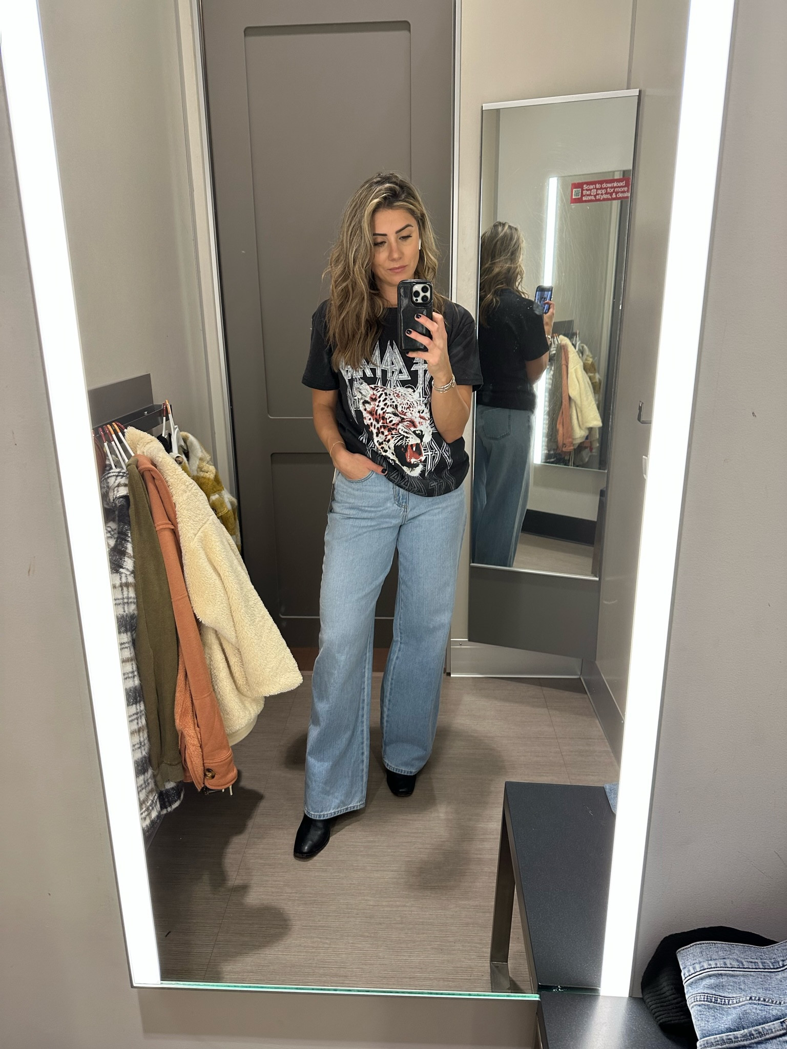 Tried out these wide leg jeans!! From my Target Shop With Me on Youtube! 