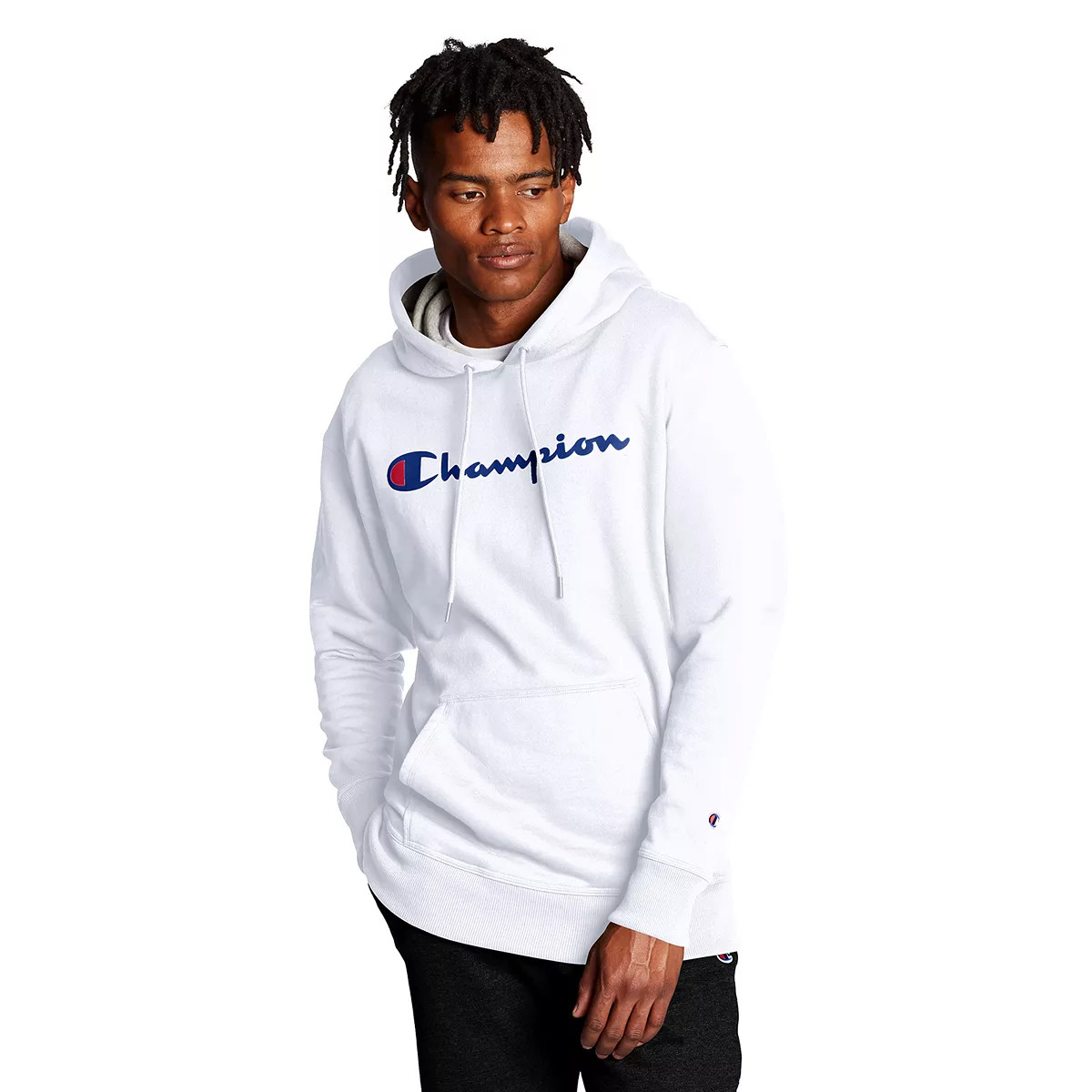 Men's Champion® Powerblend Fleece Graphic Pullover Hoodie | Kohl's