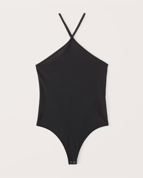 Seamless Fabric Halter Bodysuit | Abercrombie & Fitch (US)