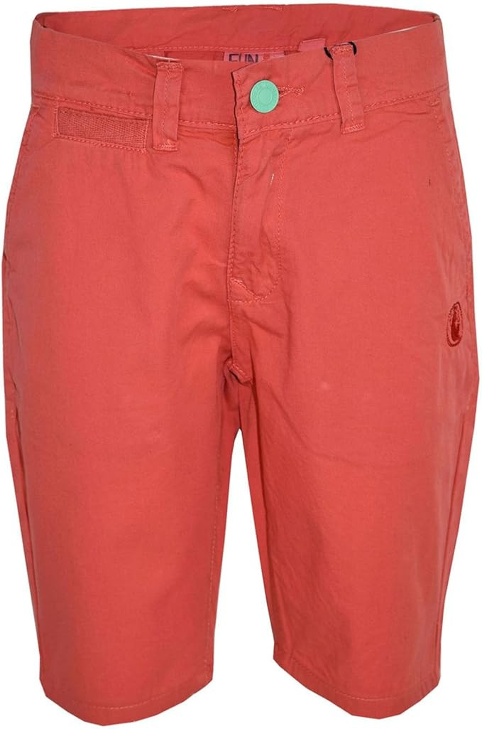 A2Z 4 Kids Boys Basic Olive Chino Summer Shorts Knee Length Shorts Running Gym Breathable PE Scho... | Amazon (US)