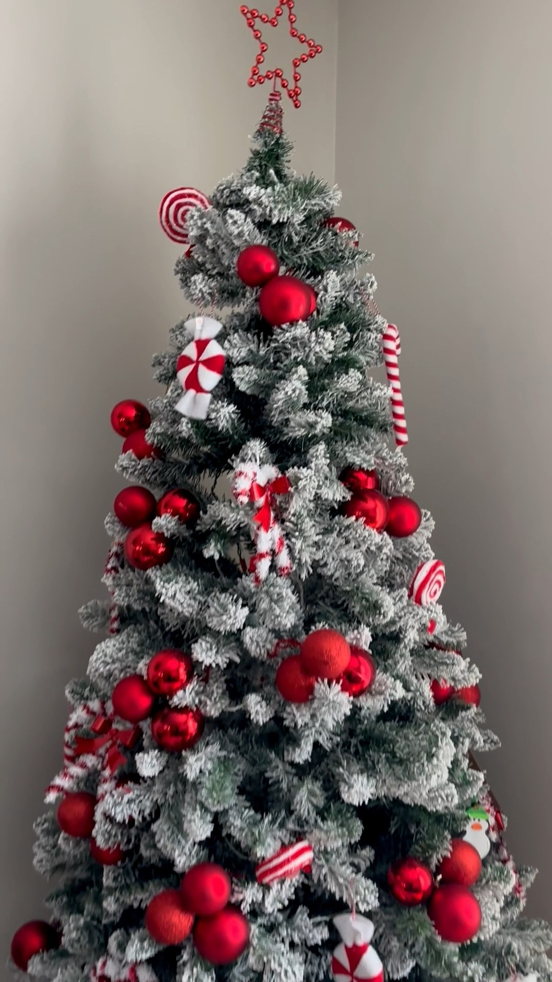 Candy Cane Christmas Tree 
- Christmas tree
- Christmas tree ornaments 

#LTKSeasonal #LTKHome #LTKHoliday