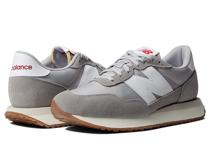 New Balance Classics 237v1 Men's Shoes White/Brighton Grey : 6 D - Medium, Synthetic/Textile | Zappos.com