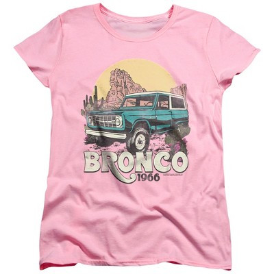 Women's Ford Bronco Bronco Desert Ride T-Shirt, Pink, Small | Target