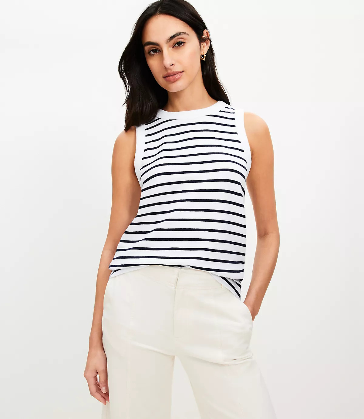 Striped Harbor Tank Top | LOFT