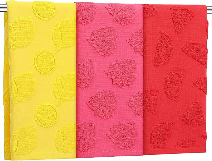 Moukeren Fruit Hand Towels for Bathroom 30 x 13.78 Inch Spring Summer Decorative Hand Towels 100%... | Amazon (US)