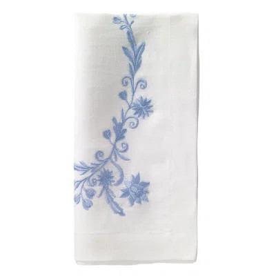 Bella Linen Embroidered Square Napkin | Perigold