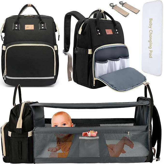 DEBUG Baby Diaper Bag Backpack with Changing Station Baby Bags for Boys Girl, Baby Registry Searc... | Amazon (US)