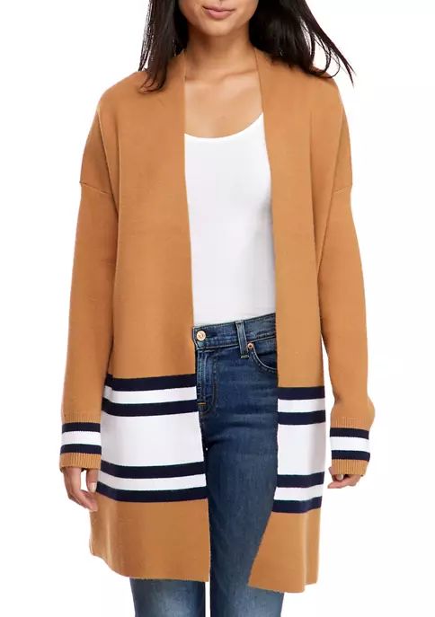 Women's Long Sleeve Varsity Cardigan | Belk