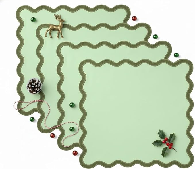 Folkulture Cloth Napkins Set of 4 (18 x 18) | Napkins for Dinner, Parties | Decorative | Machine ... | Amazon (US)