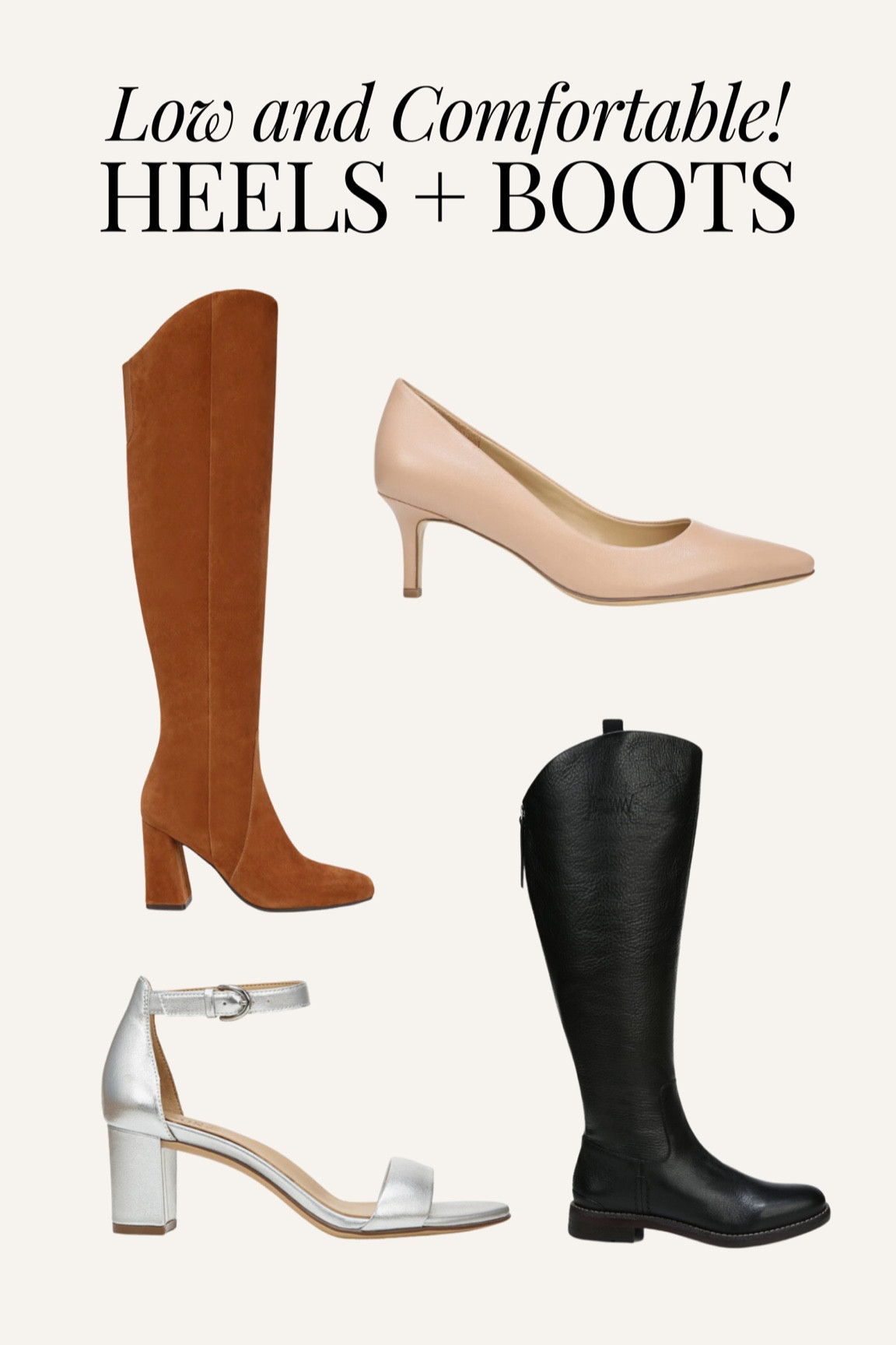 Low and comfortable heels and boots! Low heeled boots, comfortable heels, comfortable boots, capsule wardrobe shoes

#LTKShoeCrush #LTKStyleTip