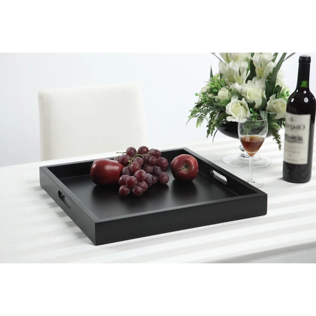 Convenience Concepts Palm Beach Tray, Black | Walmart (US)