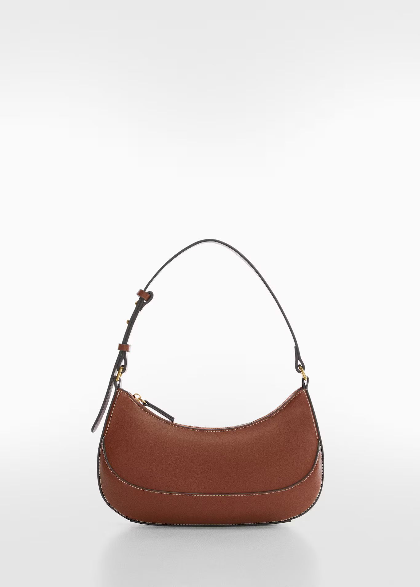 Oval short handle bag | MANGO (US)
