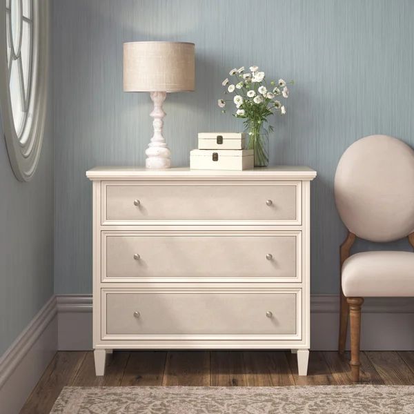 Monica 3 Drawer 39'' W Dresser | Wayfair North America