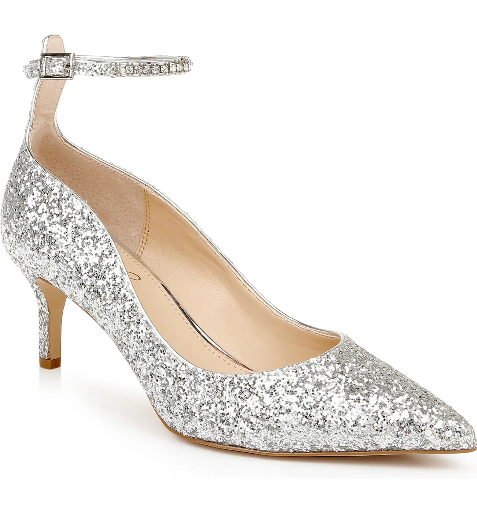 Jewel Badgley Mischka Jamila Pointed Toe Pump | Nordstrom | Nordstrom