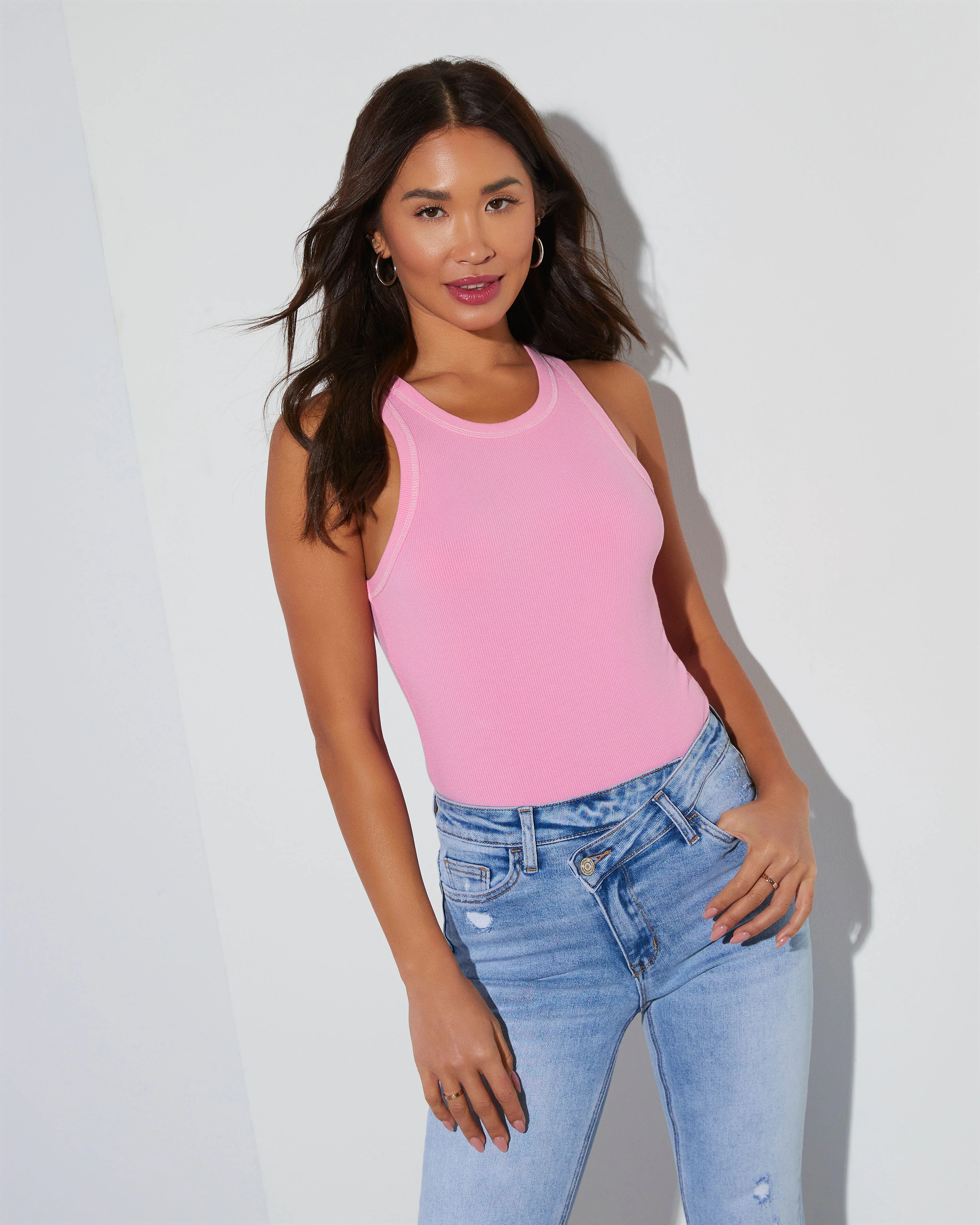 Bianca Ribbed Knit Tank | VICI