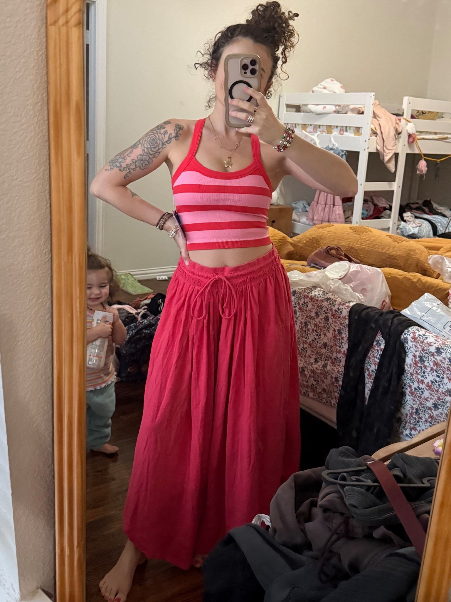 Small top
Xs bottoms
