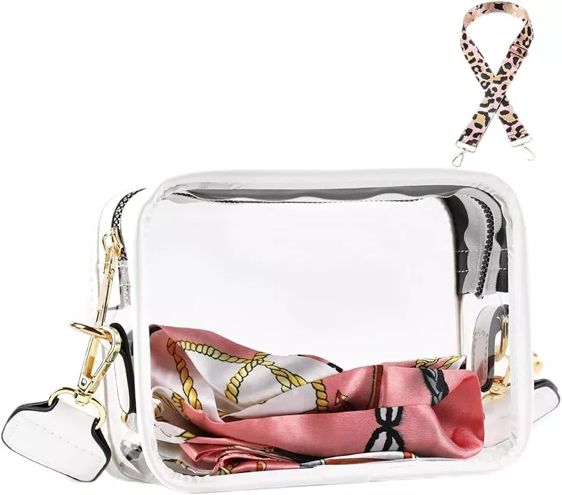  MOETYANG Clear Purse Stadium Approved for Women, Small Clear  Crossbody Bag Fashion, Cute See Through Clutch Mini Shoulder Bag : Sports &  Outdoors