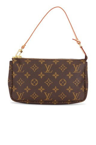 Louis Vuitton Monogram Pochette Accessoires Shoulder Bag in Brown | FWRD 