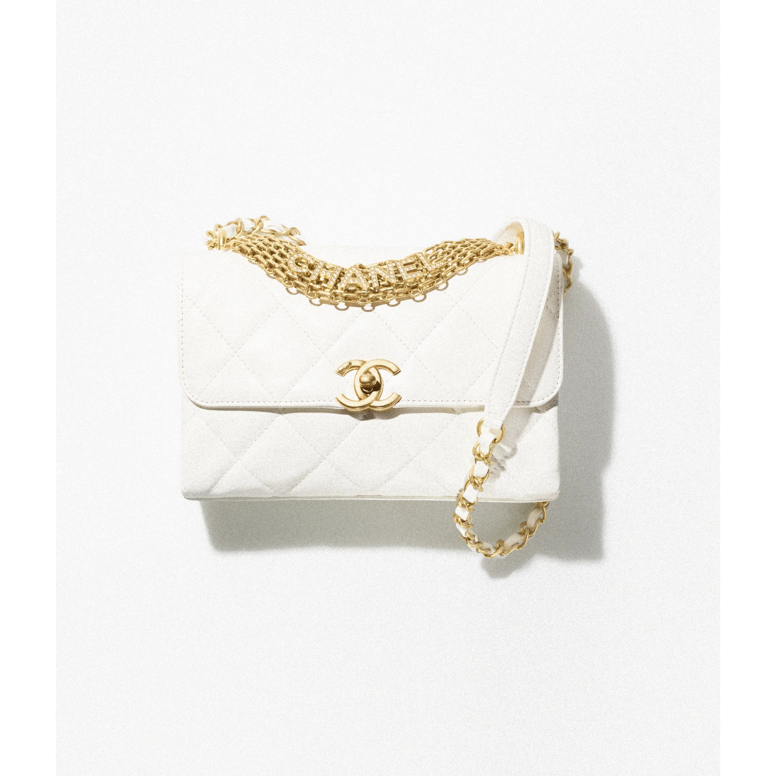 Small Flap Bag - Lambskin, strass & gold-tone metal — Fashion | CHANEL | Chanel, Inc. (US)