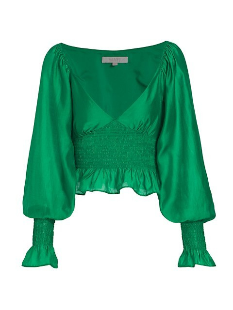 Heartbreaker Smocked Blouse | Saks Fifth Avenue