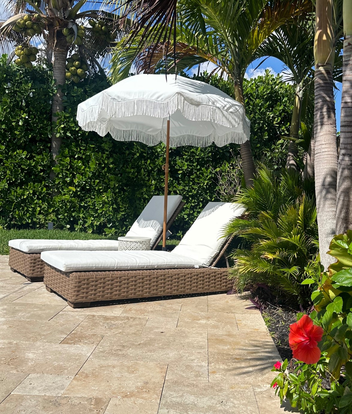 Poolside loungers found a similar option to mine on sale now at Walmart! 

Poolside loungers
Pool
Lounge chairs 
Walmart 
Sale
Mother’s Day
Summer 
Pool chairs 


#LTKMothersDay #LTKSeasonal #LTKSaleAlert