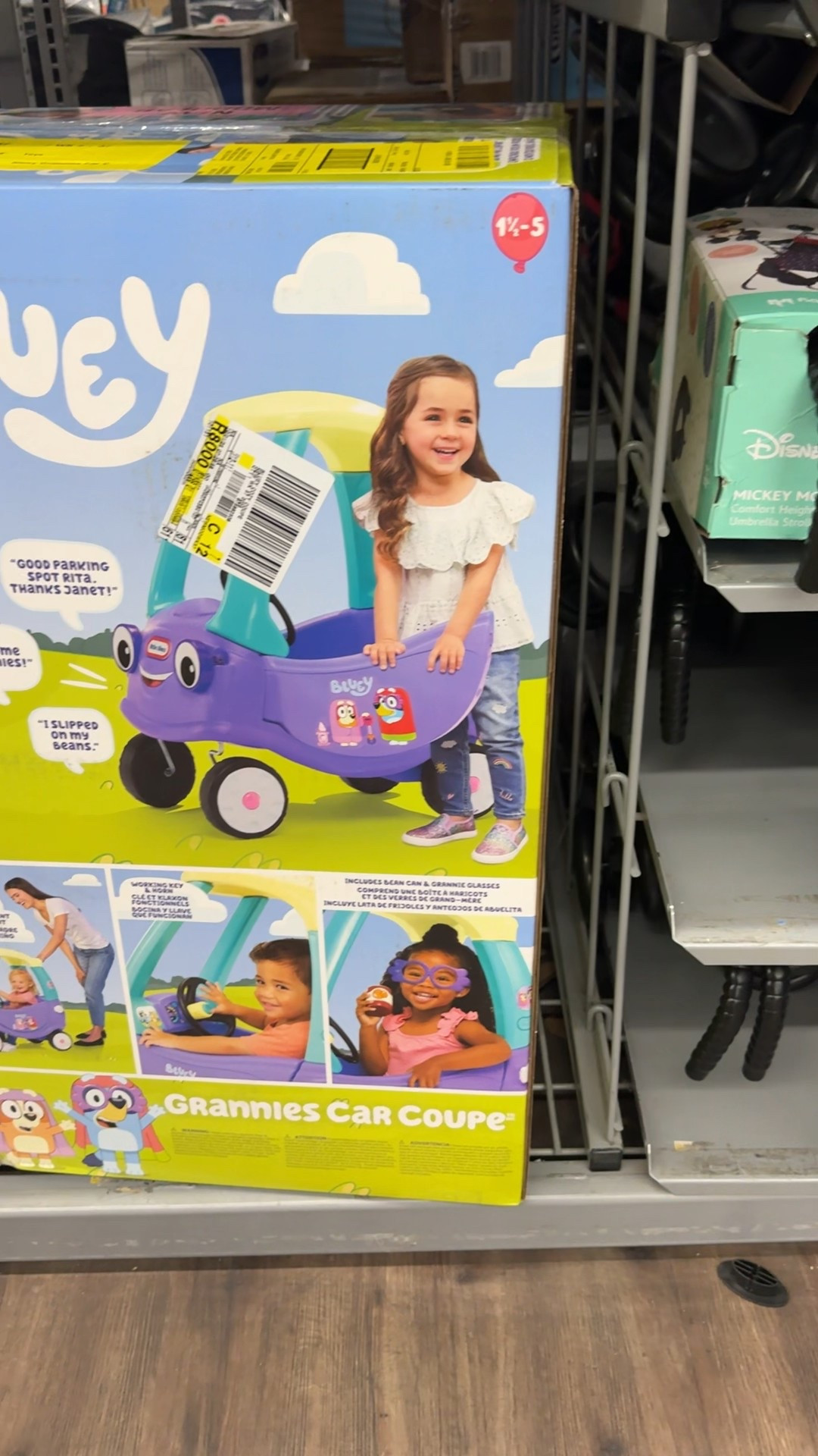 Bluey grannies cozy coupe !!! 